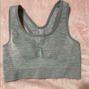 Gray Women's Sports Bra